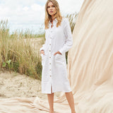 Linen shirt dress April