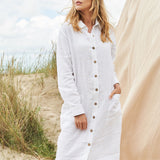 Linen shirt dress April