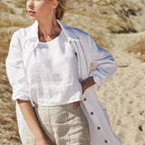 Linen shirt dress April