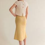 Linen short sleeve blouse Amelia