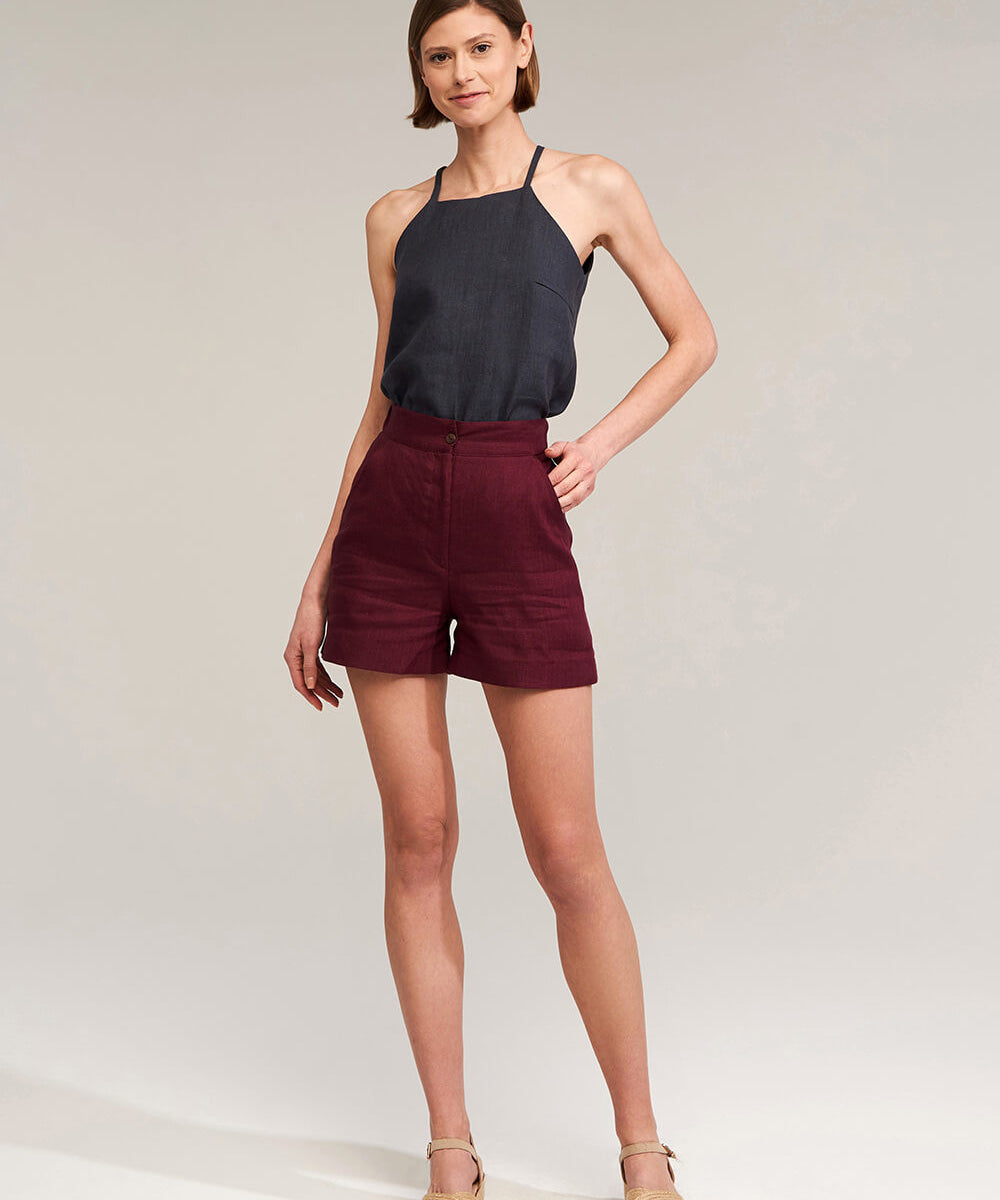 Linen shorts Nikita