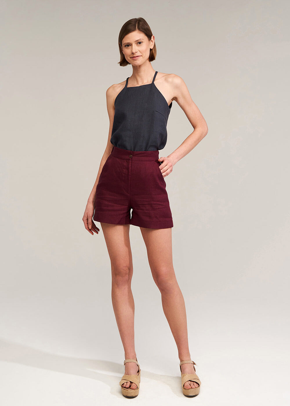 Linen shorts Nikita