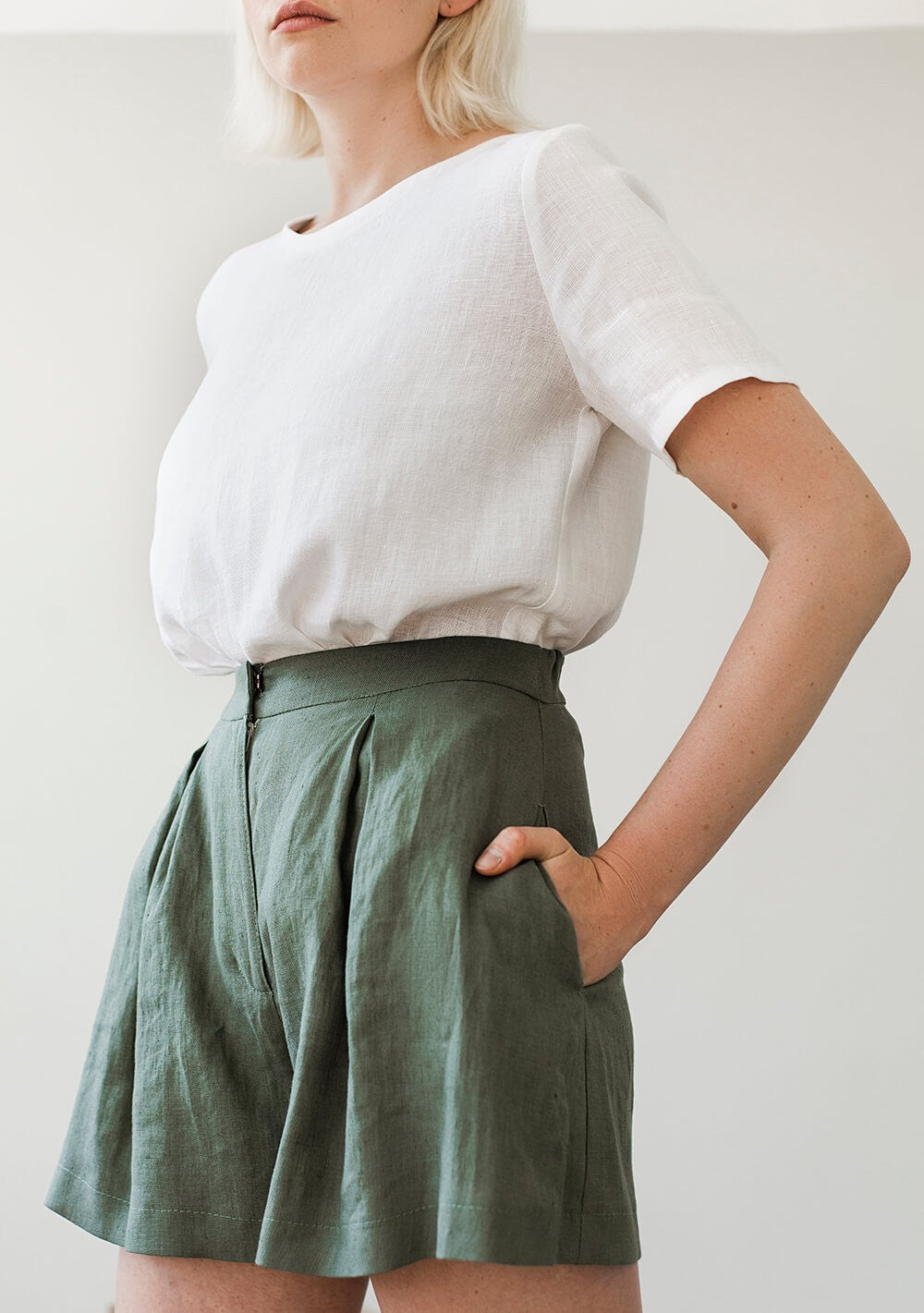 Linen shorts Agnes