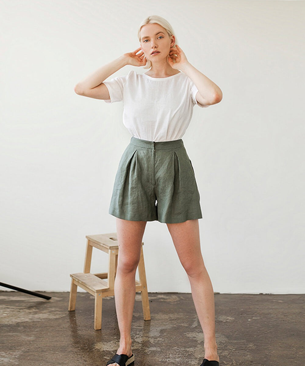 Linen shorts Agnes