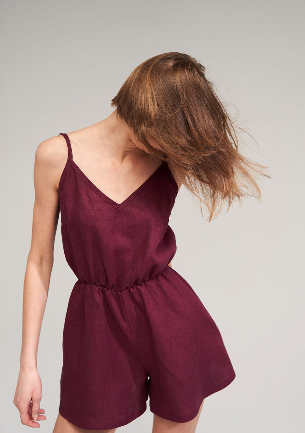 Linen shorts jumpsuit Faith