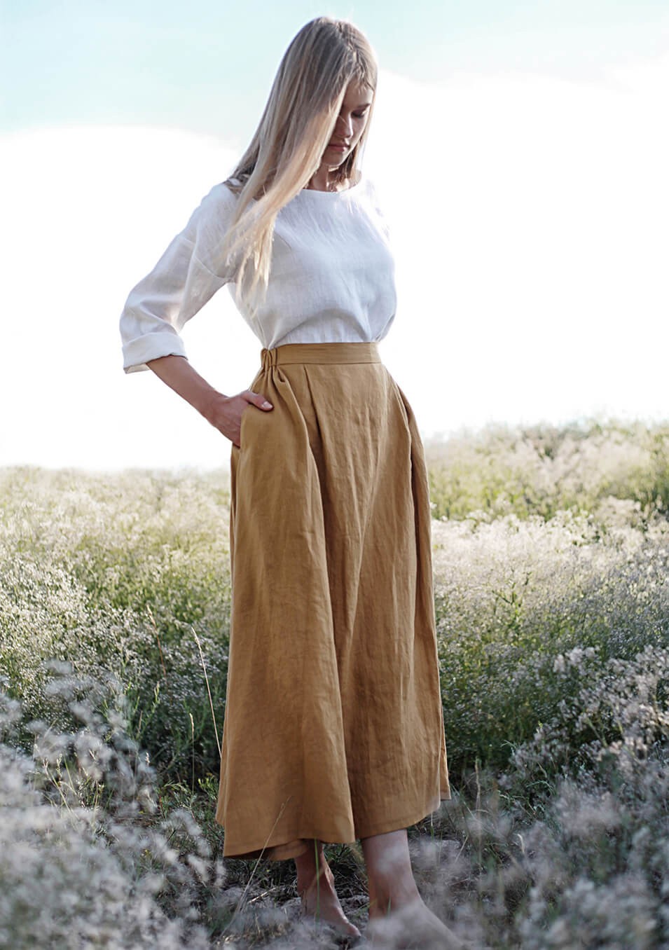 Linen skirt Florence