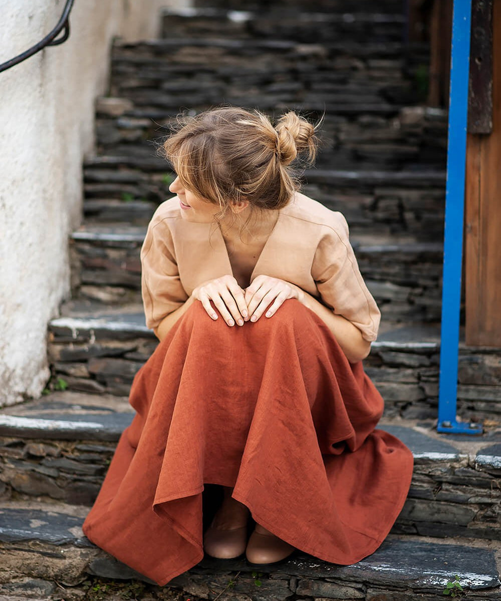 Linen skirt Florence