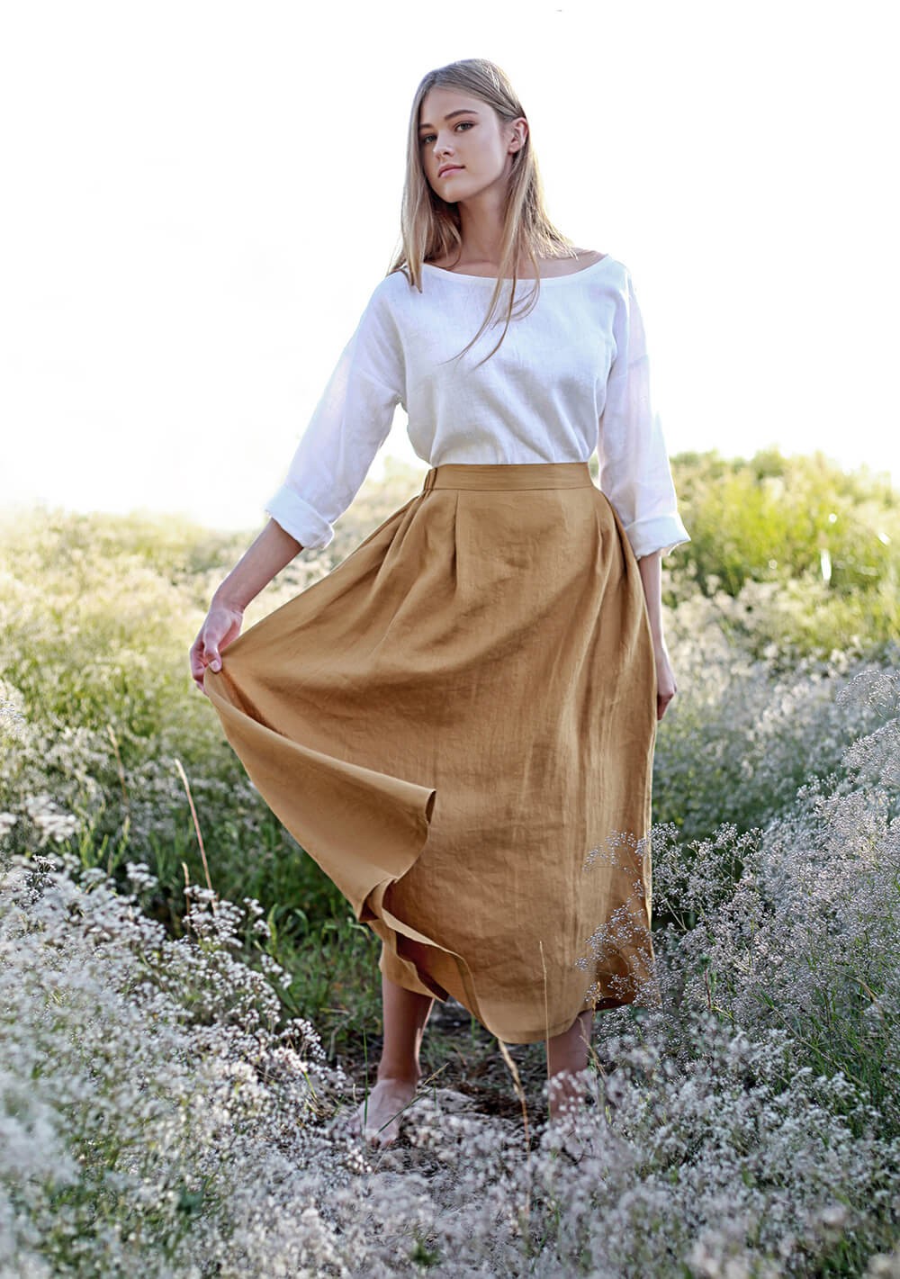 Linen skirt Florence