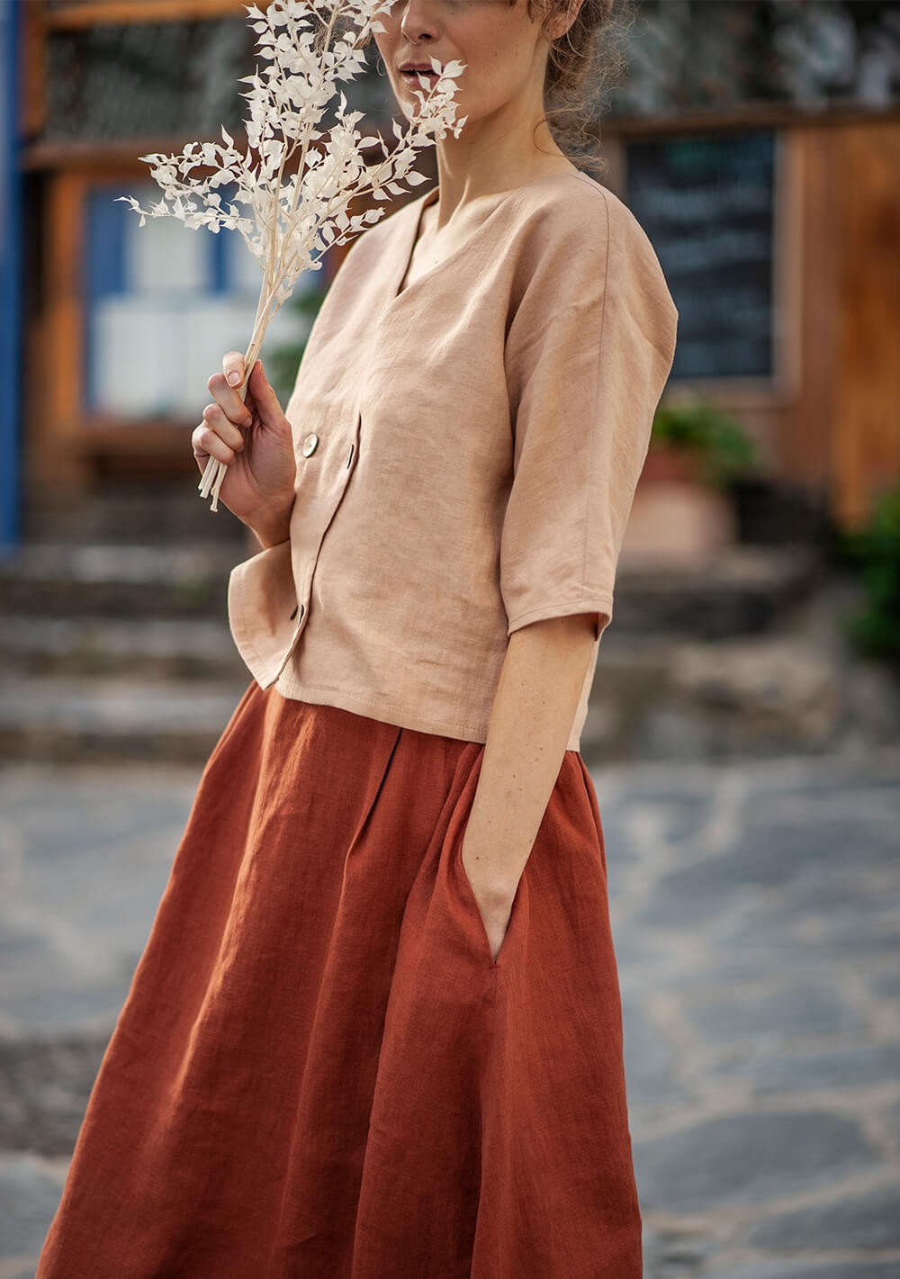 Linen skirt Florence