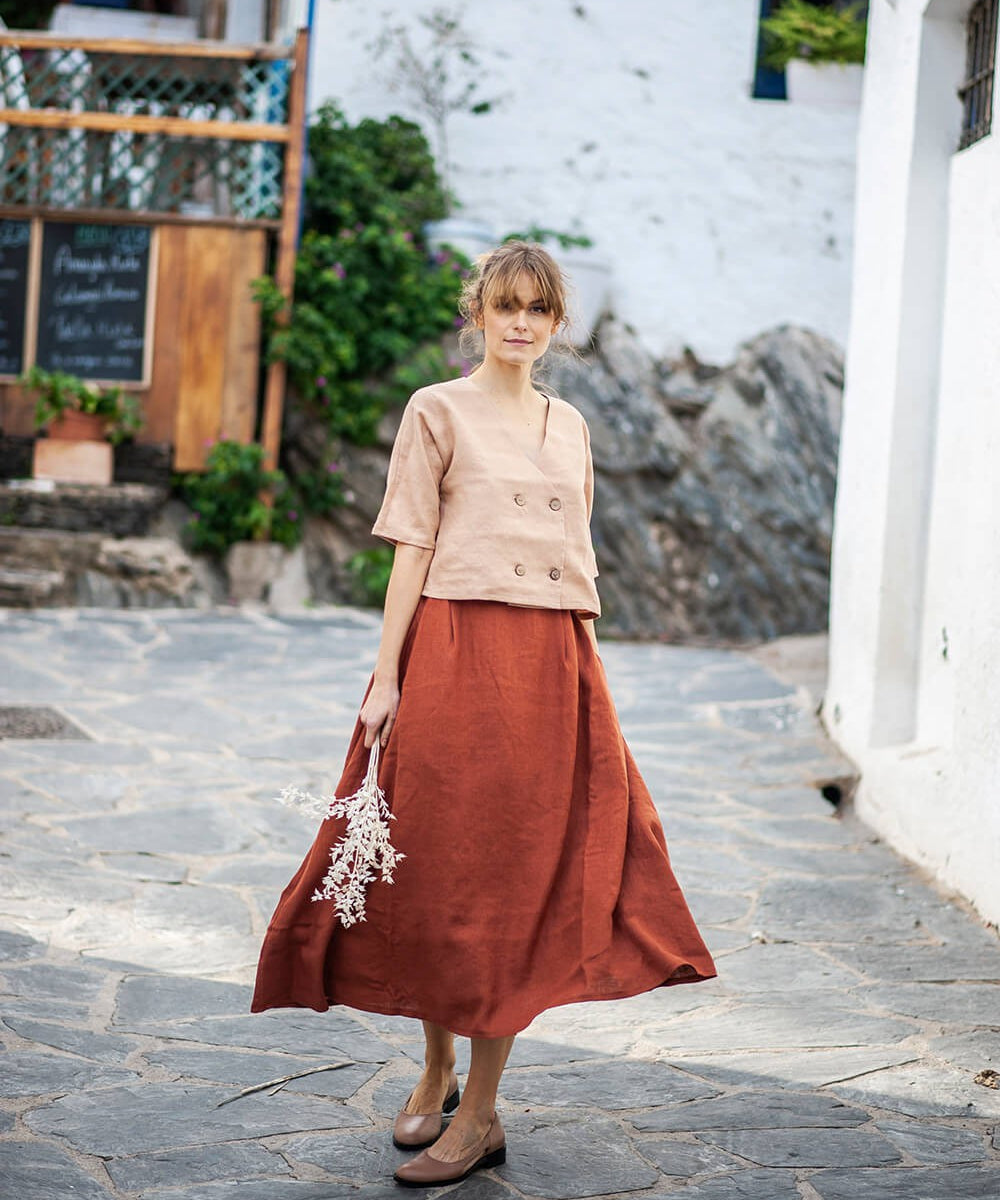 Linen skirt Florence