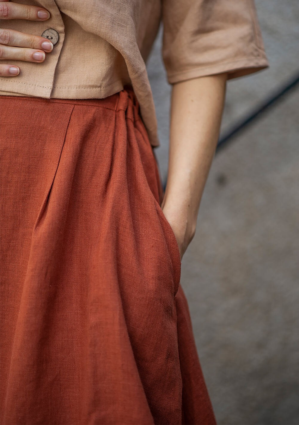 Linen skirt Florence