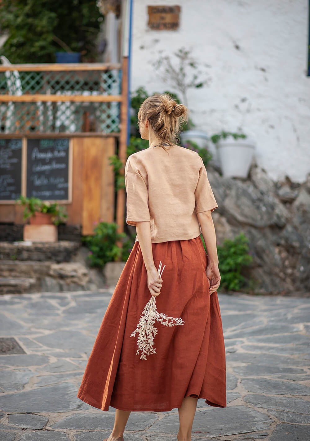 Linen skirt Florence