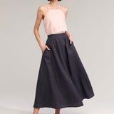 Linen skirt in maxi length Shay