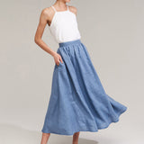 Linen skirt in maxi length Shay