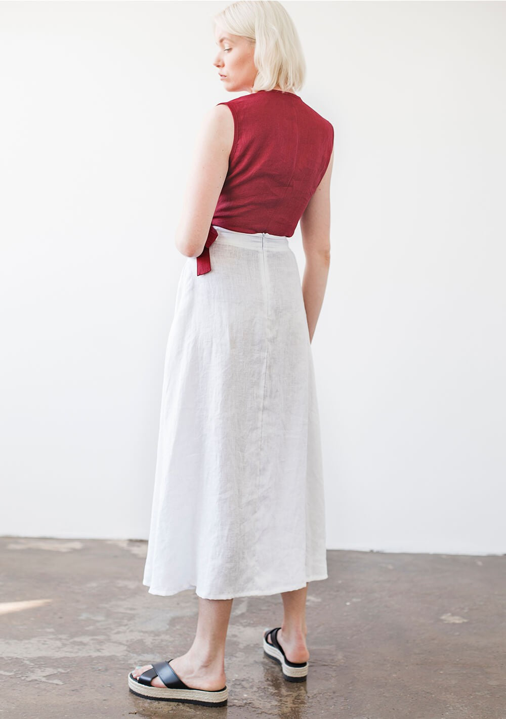 Linen skirt India