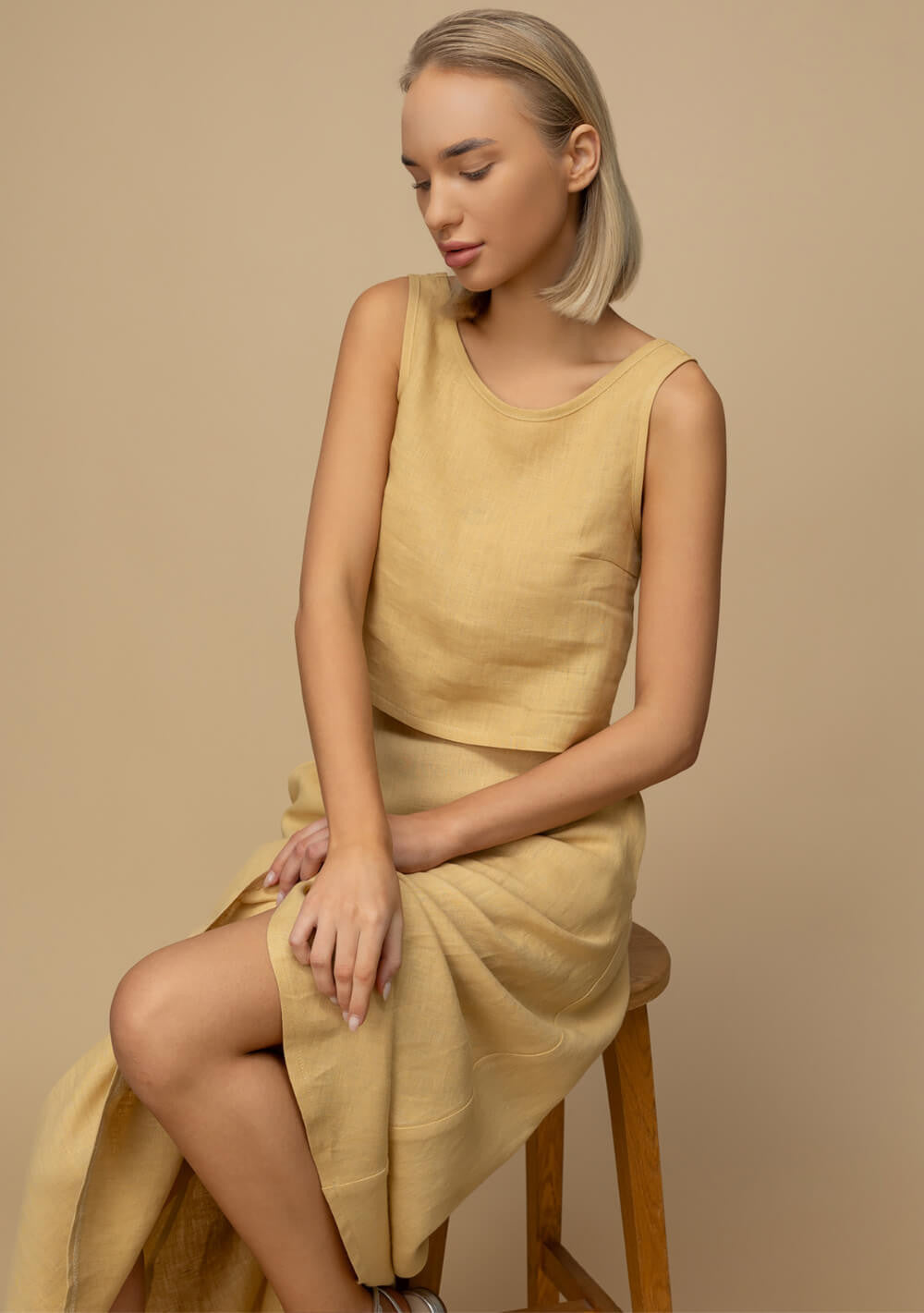 Linen skirt India