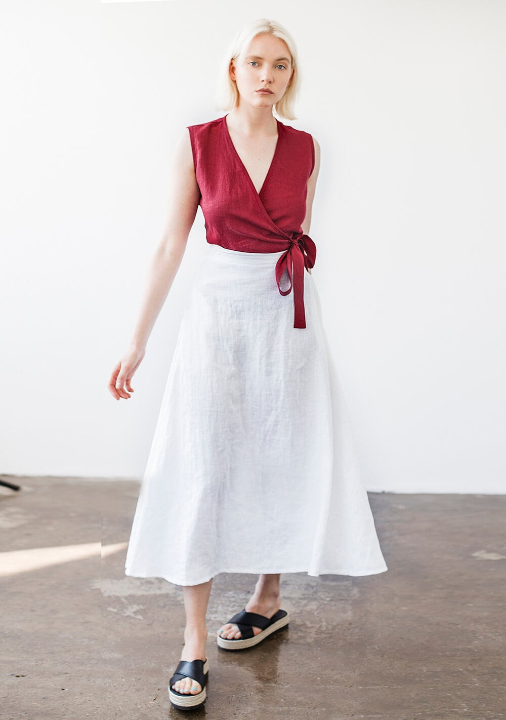 Linen skirt India