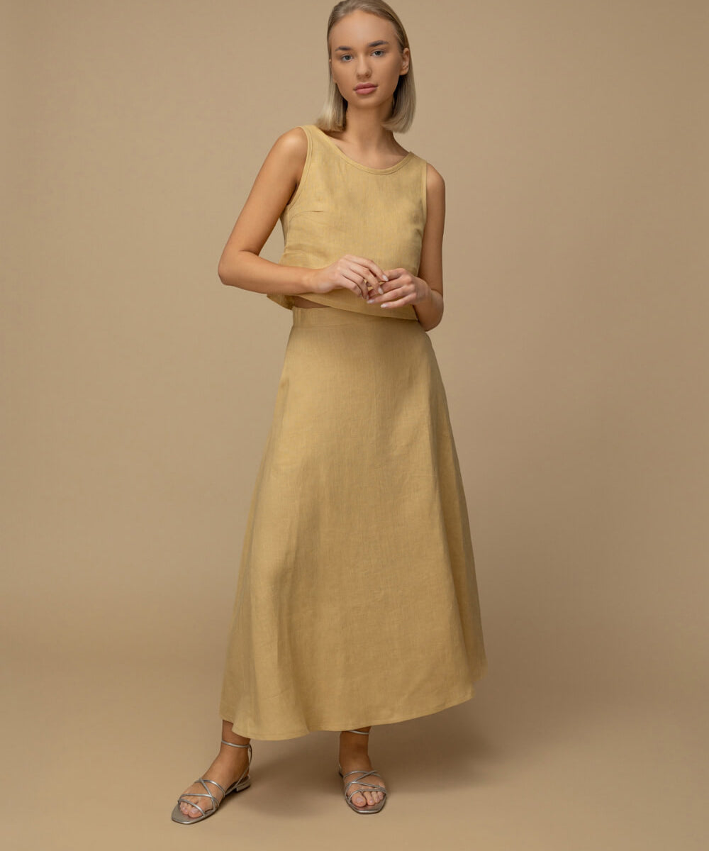 Linen skirt India