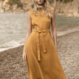 Linen sleeveless dress Chloe
