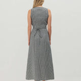 Linen slit dress June
