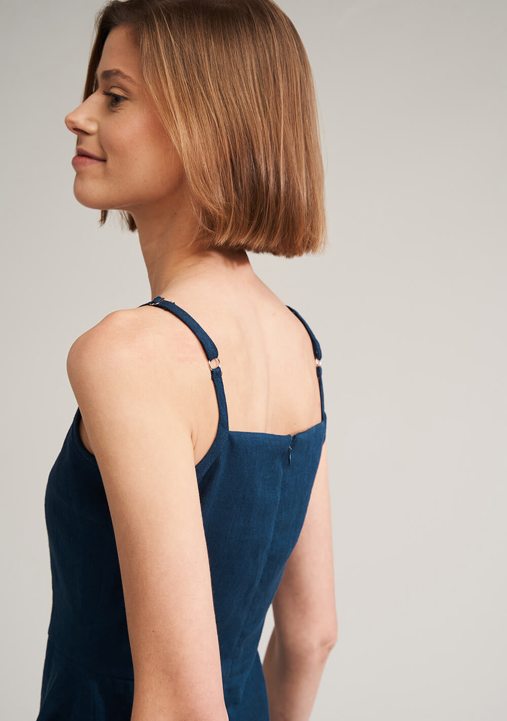 Linen flare dress Cassidy