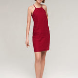 Linen strap mini dress Mia