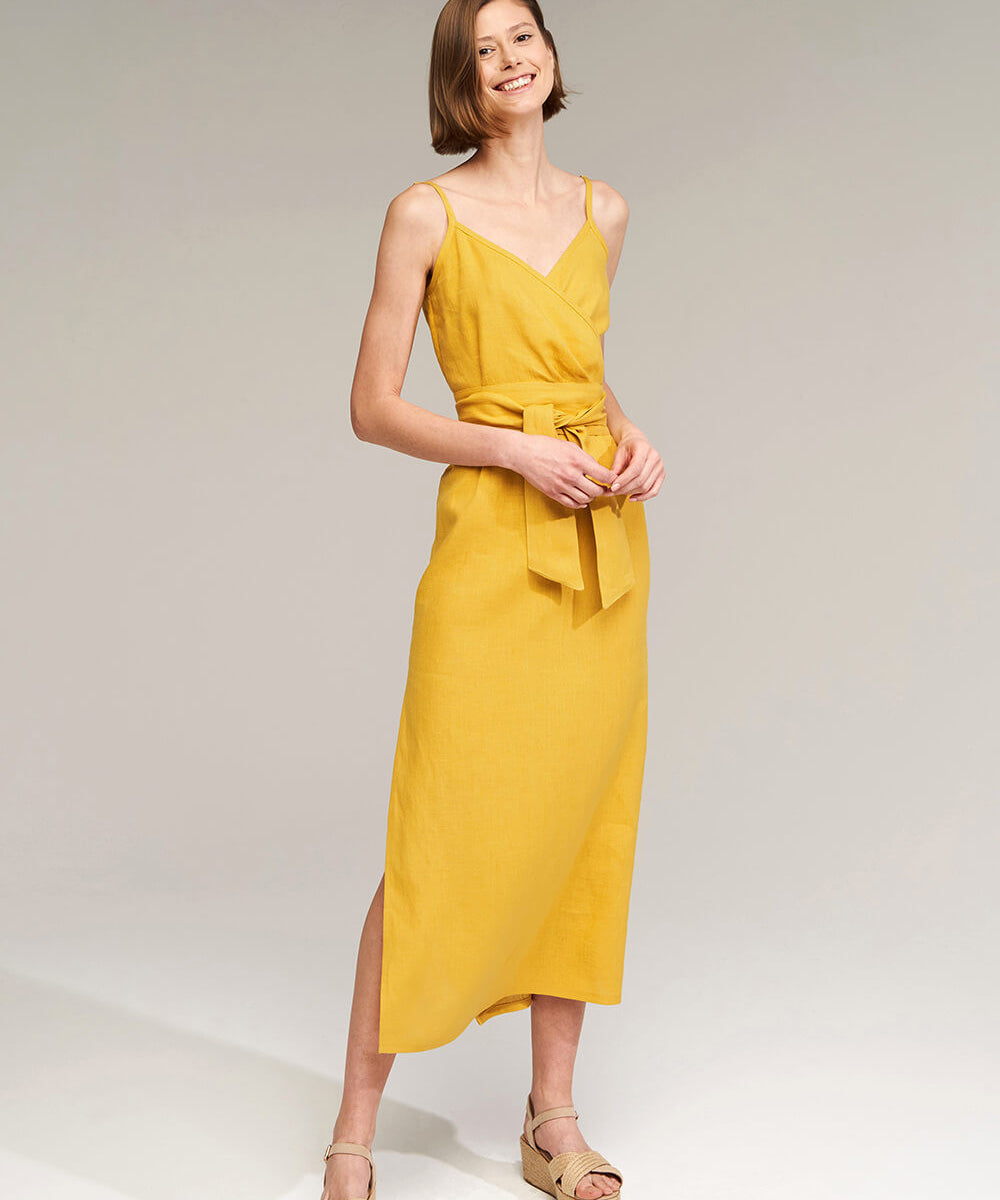 Linen strap dress Melody