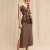Linen strap dress Melody