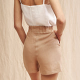 Linen strap top Meadow