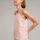 Linen strap top Kayla