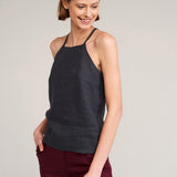 Linen strap top Kayla