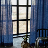 Linen tab top curtain panel – photo 4
