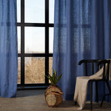 Linen tab top curtain panel set of 2