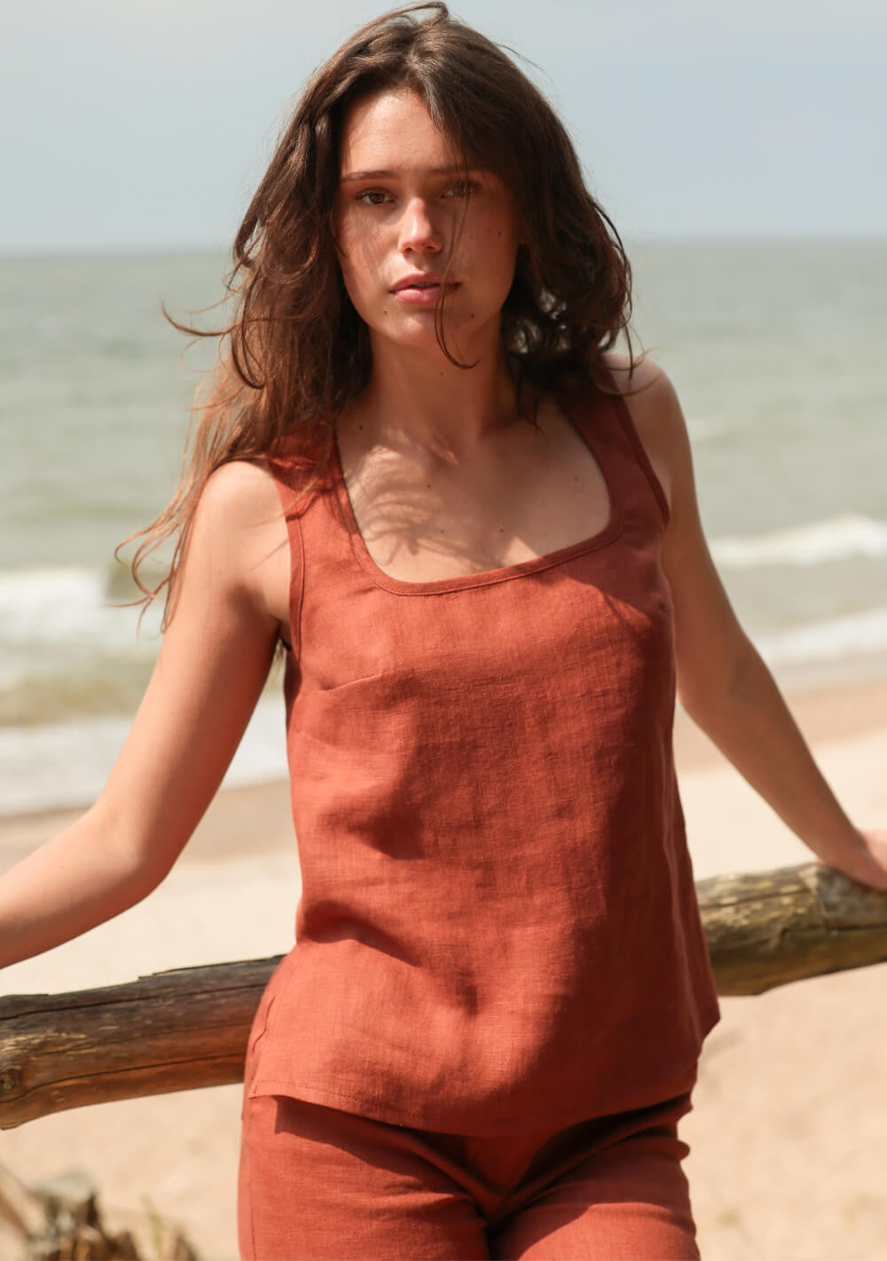 Linen tank Bess