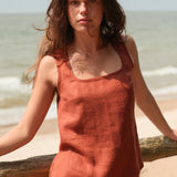 Linen tank Bess