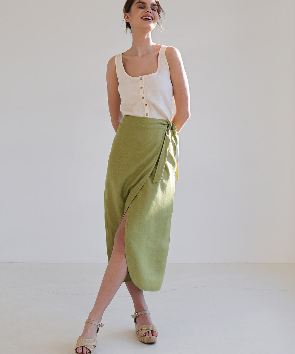 Linen tank top Bria