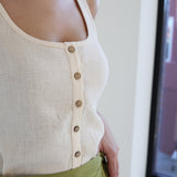 Linen tank top Bria