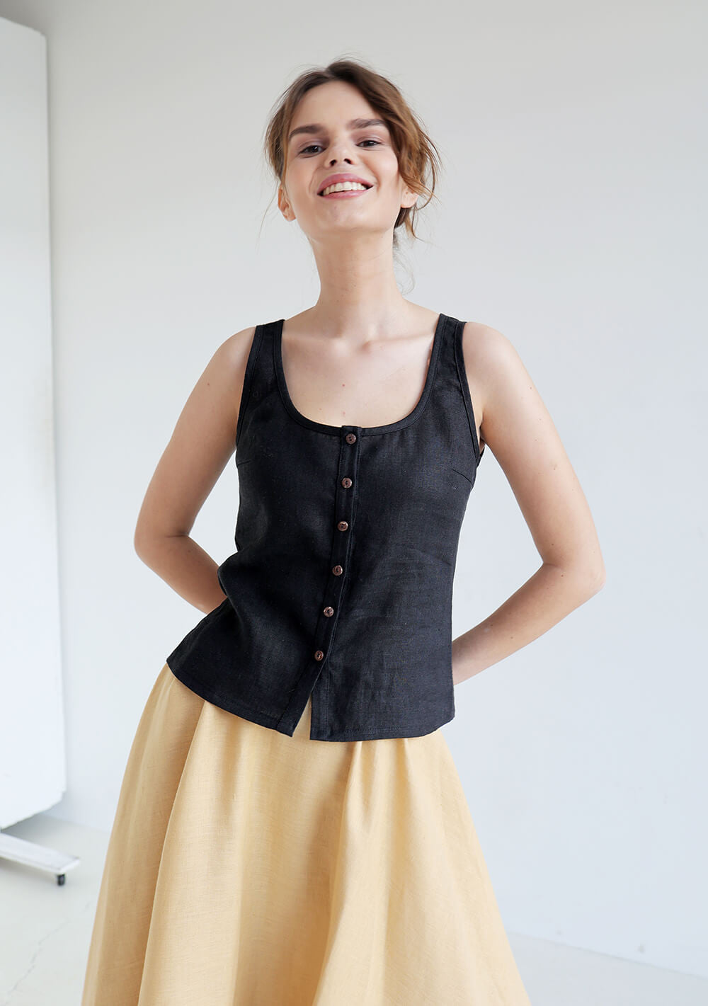 Linen tank top Bria