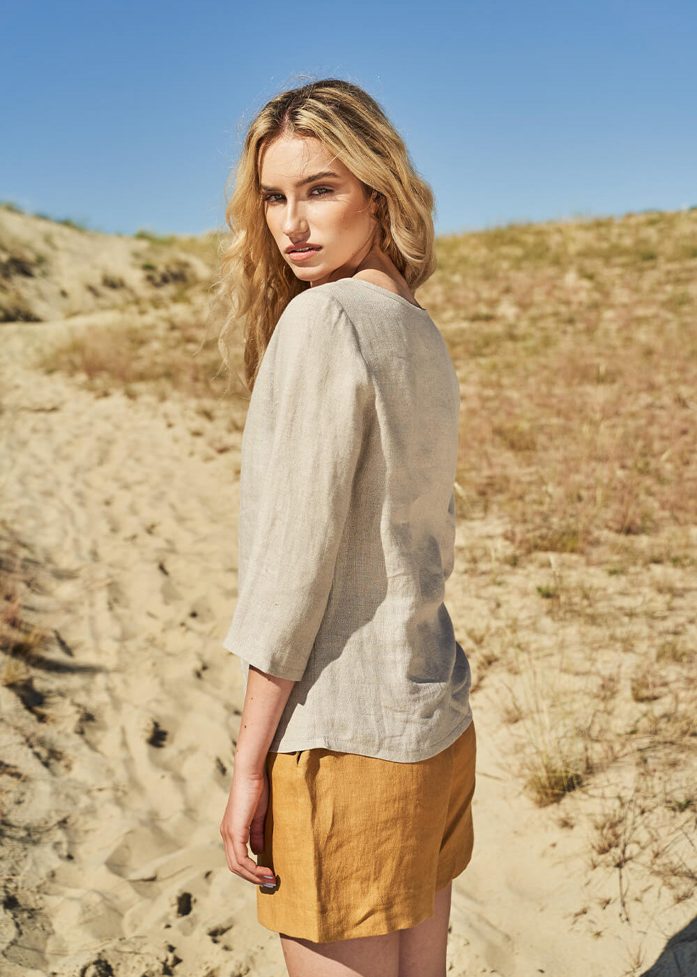 Linen top Aria