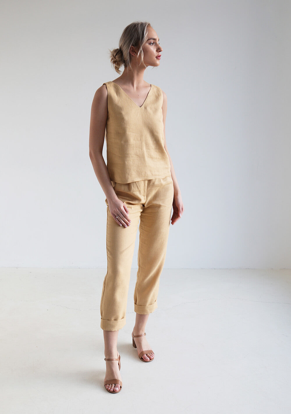Linen top Carrie