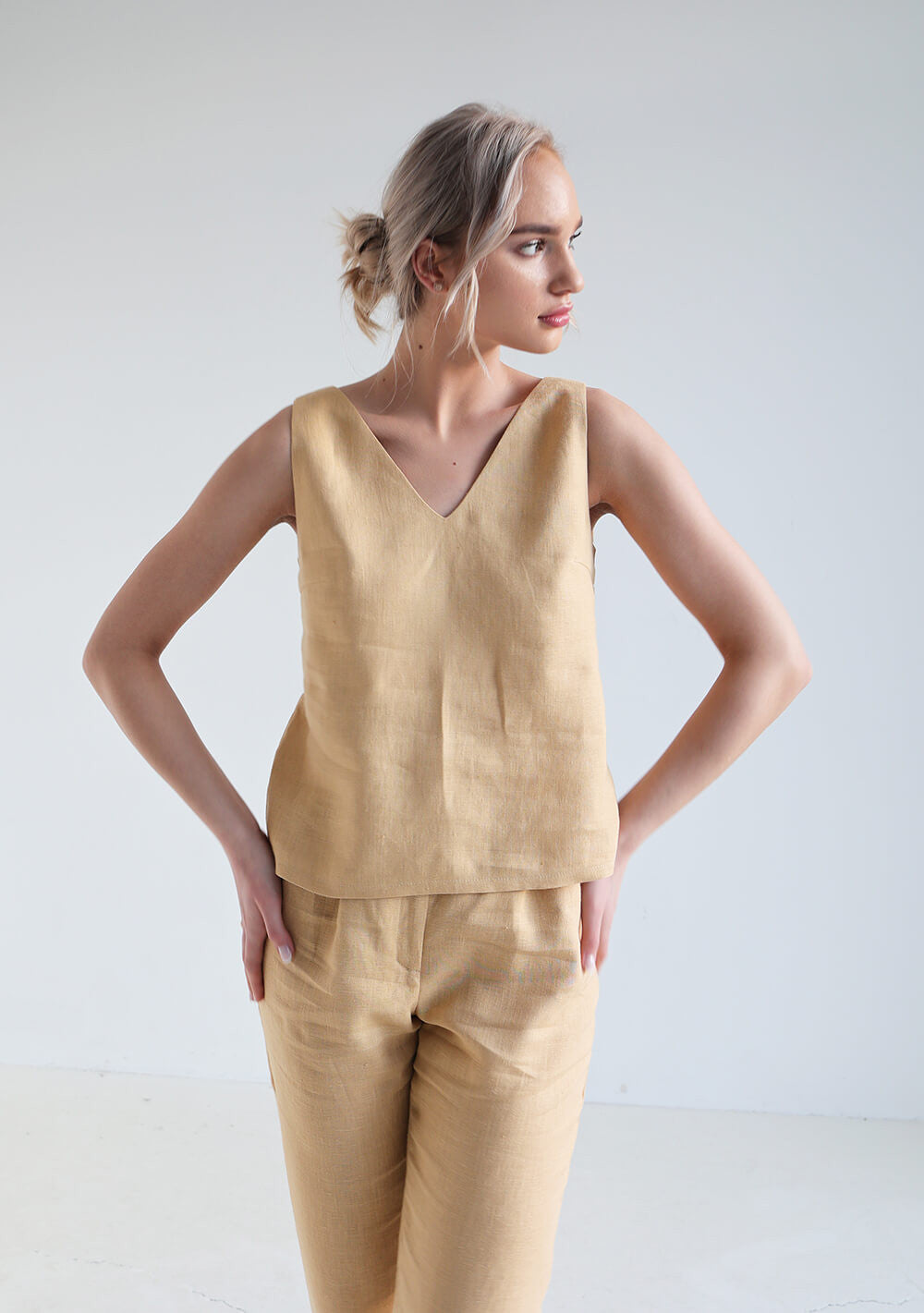 Linen top Carrie