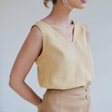 Linen top Carrie