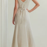 Linen trumpet dress Jasmin