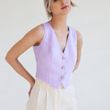 Linen vest Kelsey