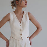 Linen vest Kelsey