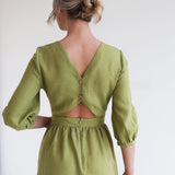Linen wedding dress Madeleine