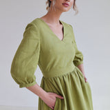 Linen wedding dress Madeleine