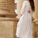 Linen wedding dress Madeleine