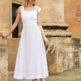 Linen wedding dress Perla