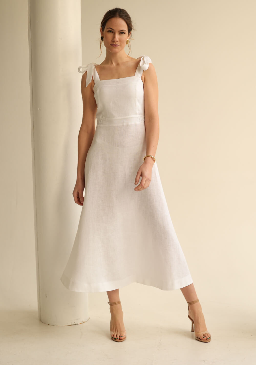 Linen wedding dress Perla